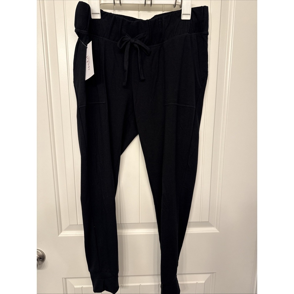 Woman's Isabel By Ingrid+isabel Early Maternity Pocketed Pants Size Med Black
